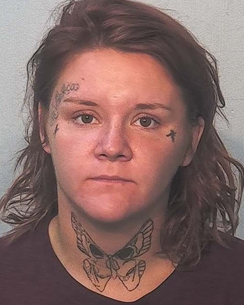 Booking photo of Madisen Mcbride