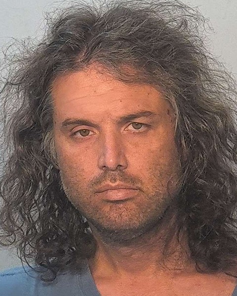 Booking photo of Brian Hackett
