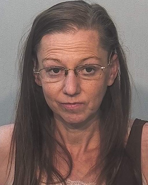 Booking photo of Valerie Halleck