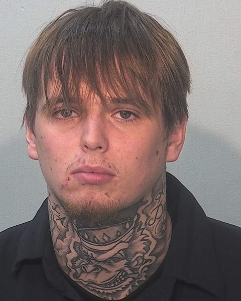 Booking photo of Caidan Miller