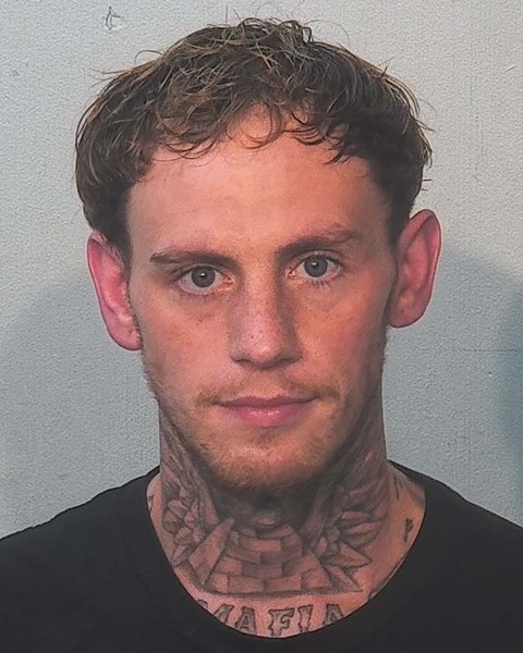Booking photo of Trenton Spencer
