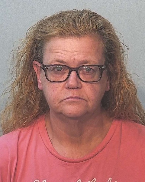 Booking photo of Barbara Hall