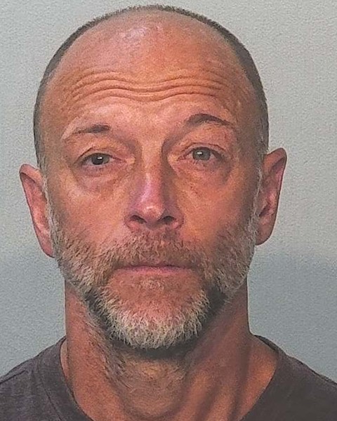 Booking photo of Douglas Minshall