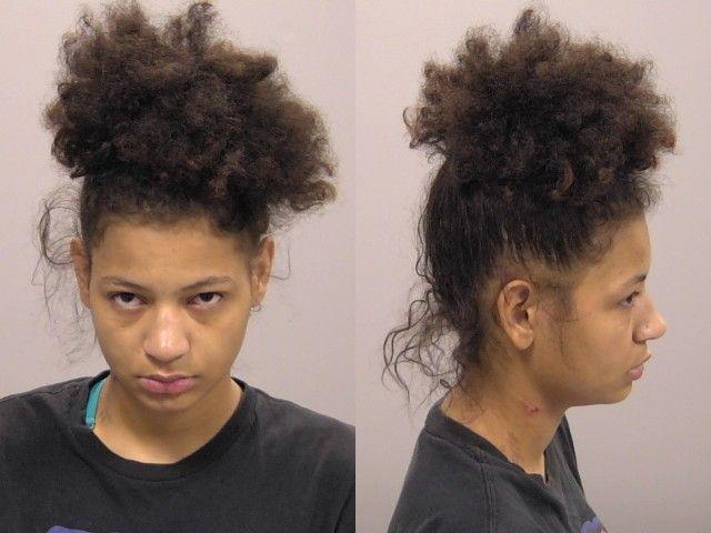 Booking photo of Carlei Burns