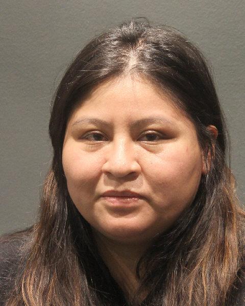 Booking photo of Karina Claure