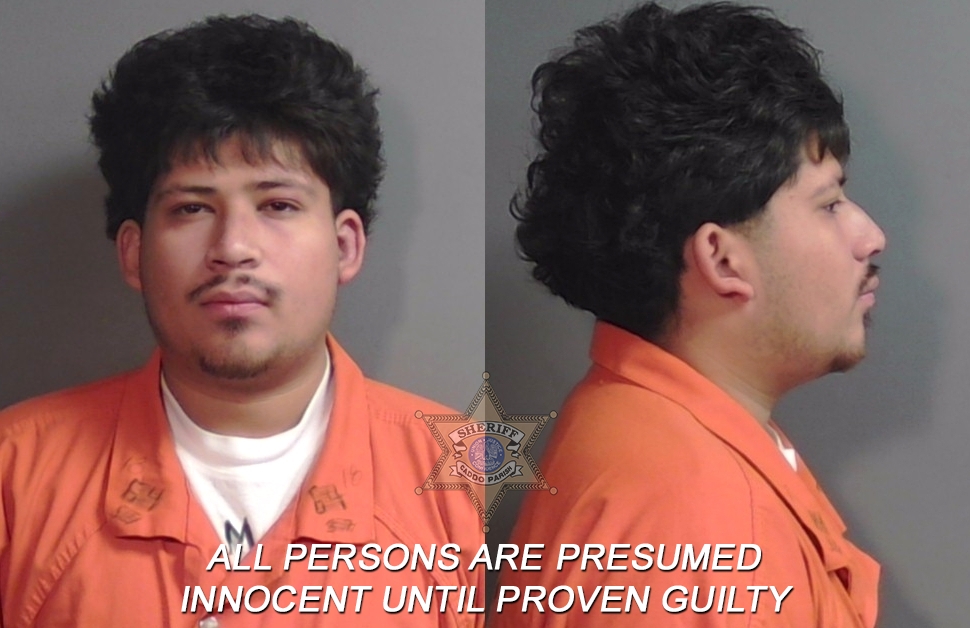 Booking photo of Christopher Josue Perez