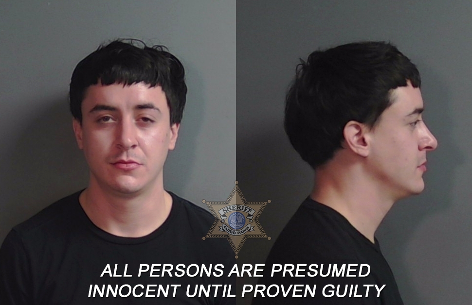Booking photo of Cameron Jake Oxley