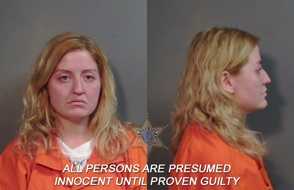 Booking photo of Savannah Rae Christie