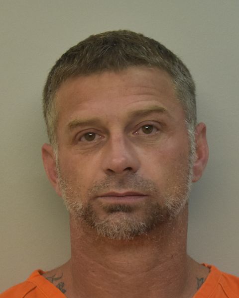 Booking photo of Brandon Hardesty