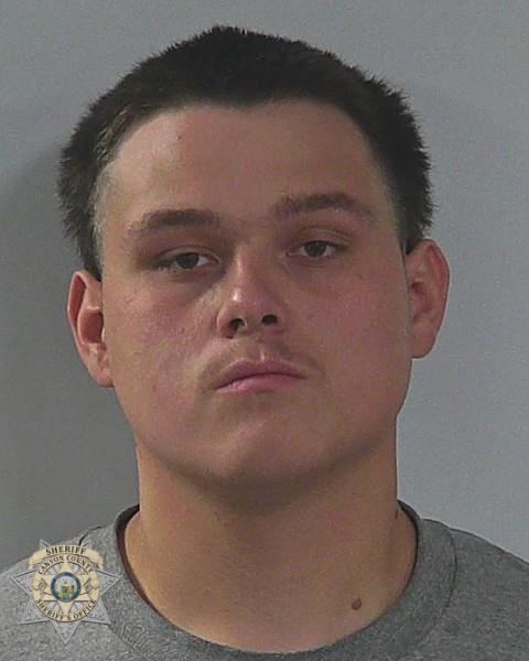Booking photo of Justin Dodge Hahn