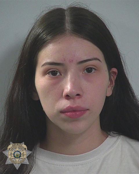 Booking photo of Alisia Adela Mendez