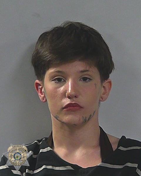 Booking photo of Alassandra Marie Burkhardt