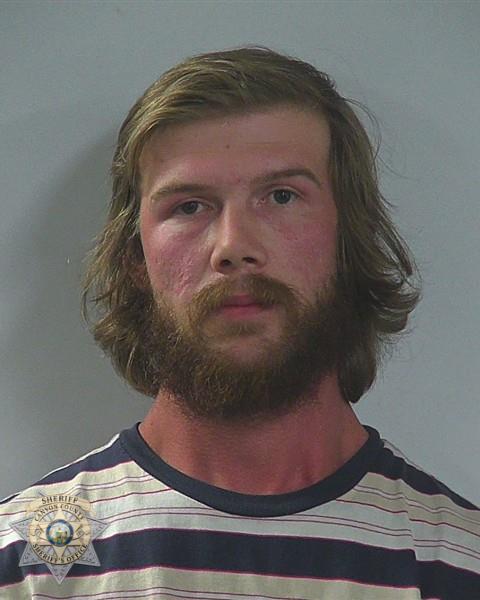 Booking photo of Dustin Ray Goff