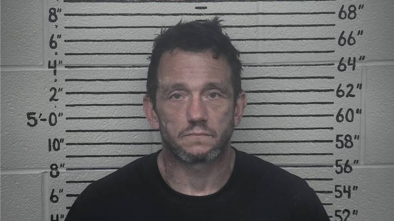 Booking photo of Brandon Skaggs