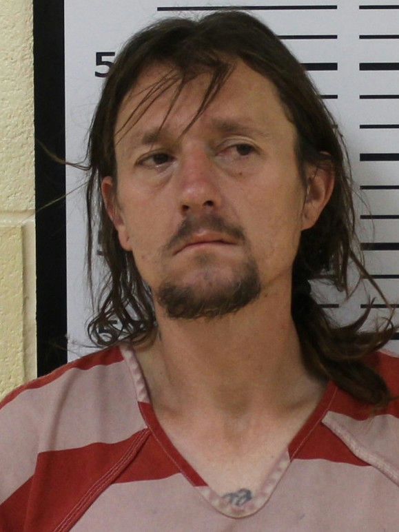 Booking photo of Justin Harrell