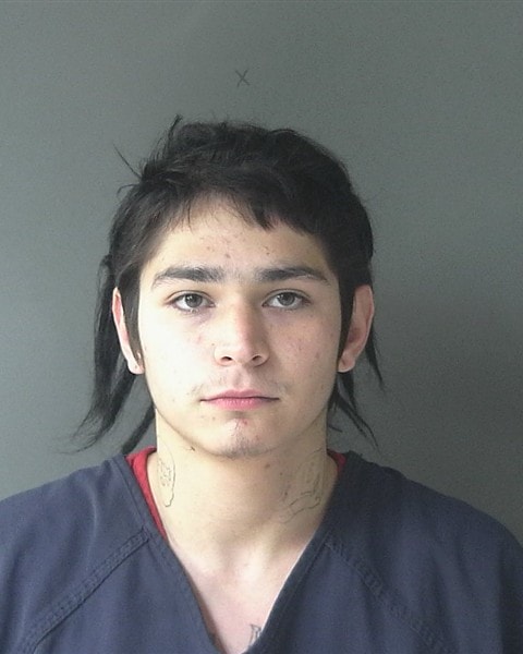 Booking photo of Tre Steven Michael Vega