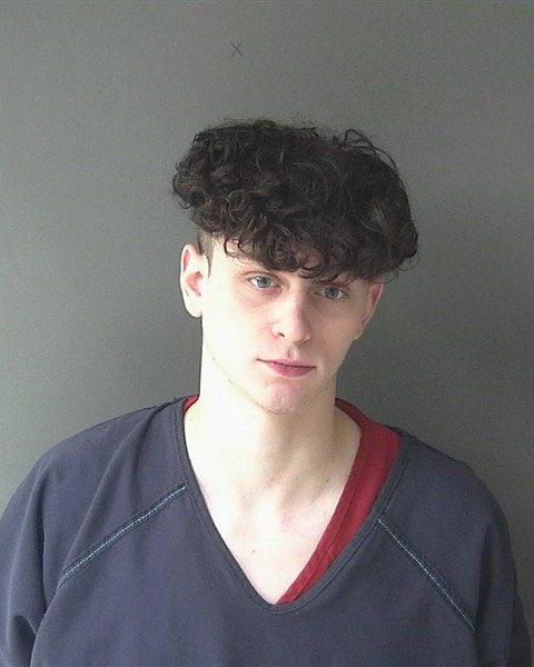 Booking photo of Kyler David Rossetter