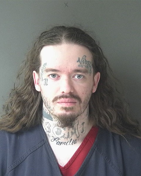 Booking photo of Jason Baker