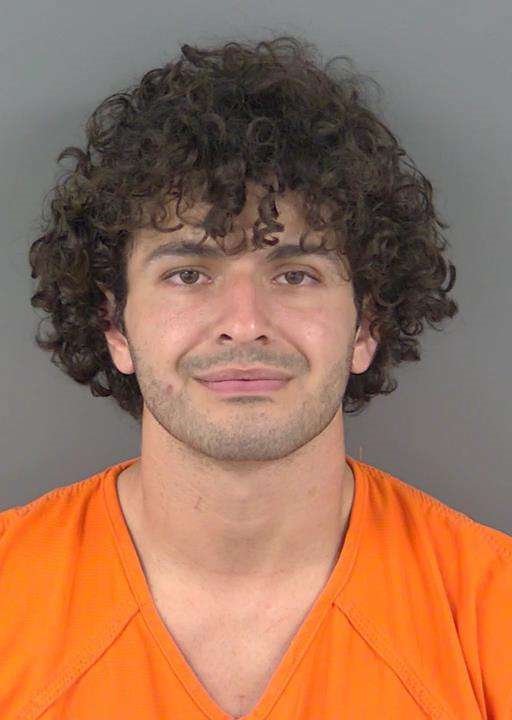 Booking photo of Justin Ponce-de-leon