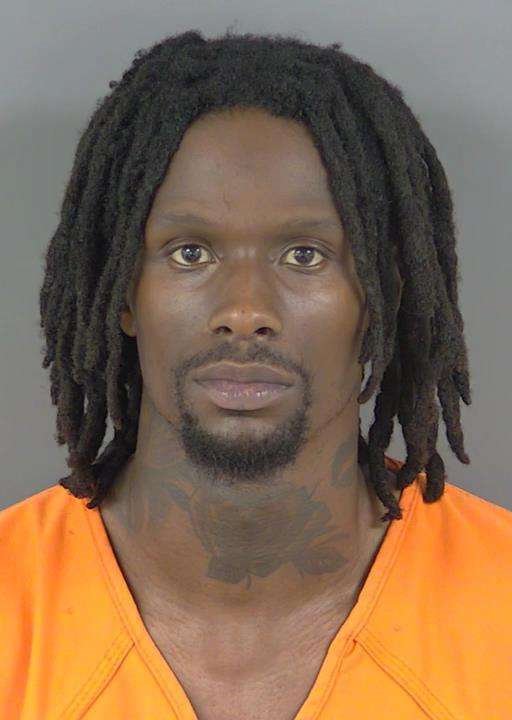 Booking photo of Akeem Adams