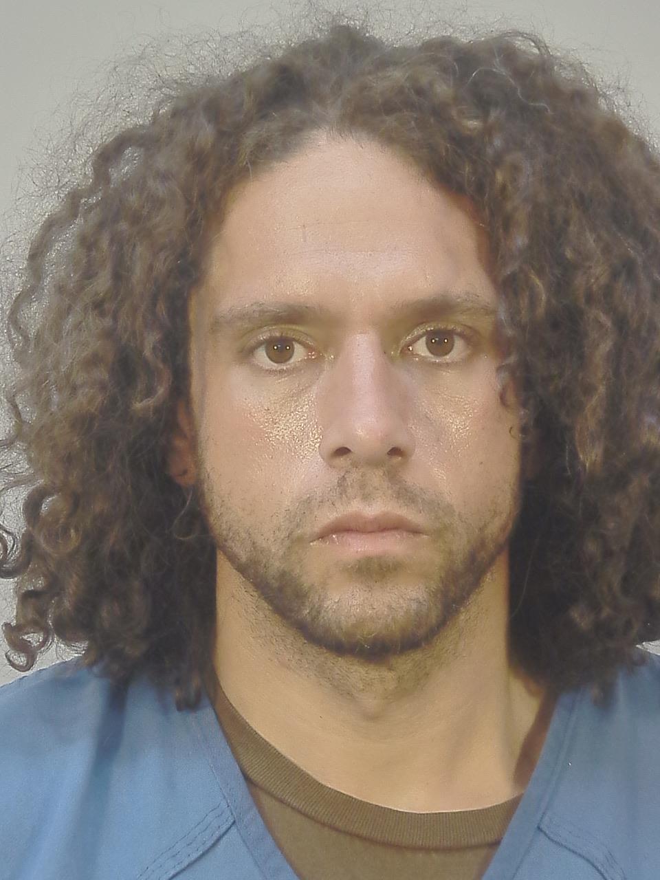 Booking photo of Jaron Scott Weyant