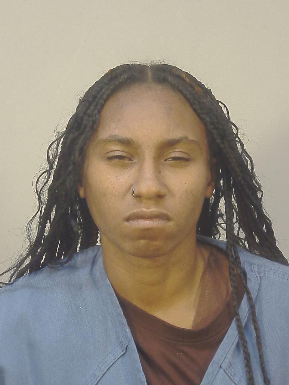 Booking photo of Hazel April Freiberg