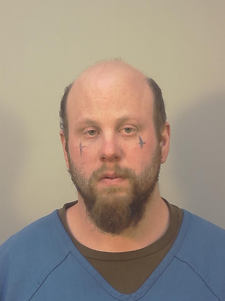 Booking photo of Travis Jon Holte
