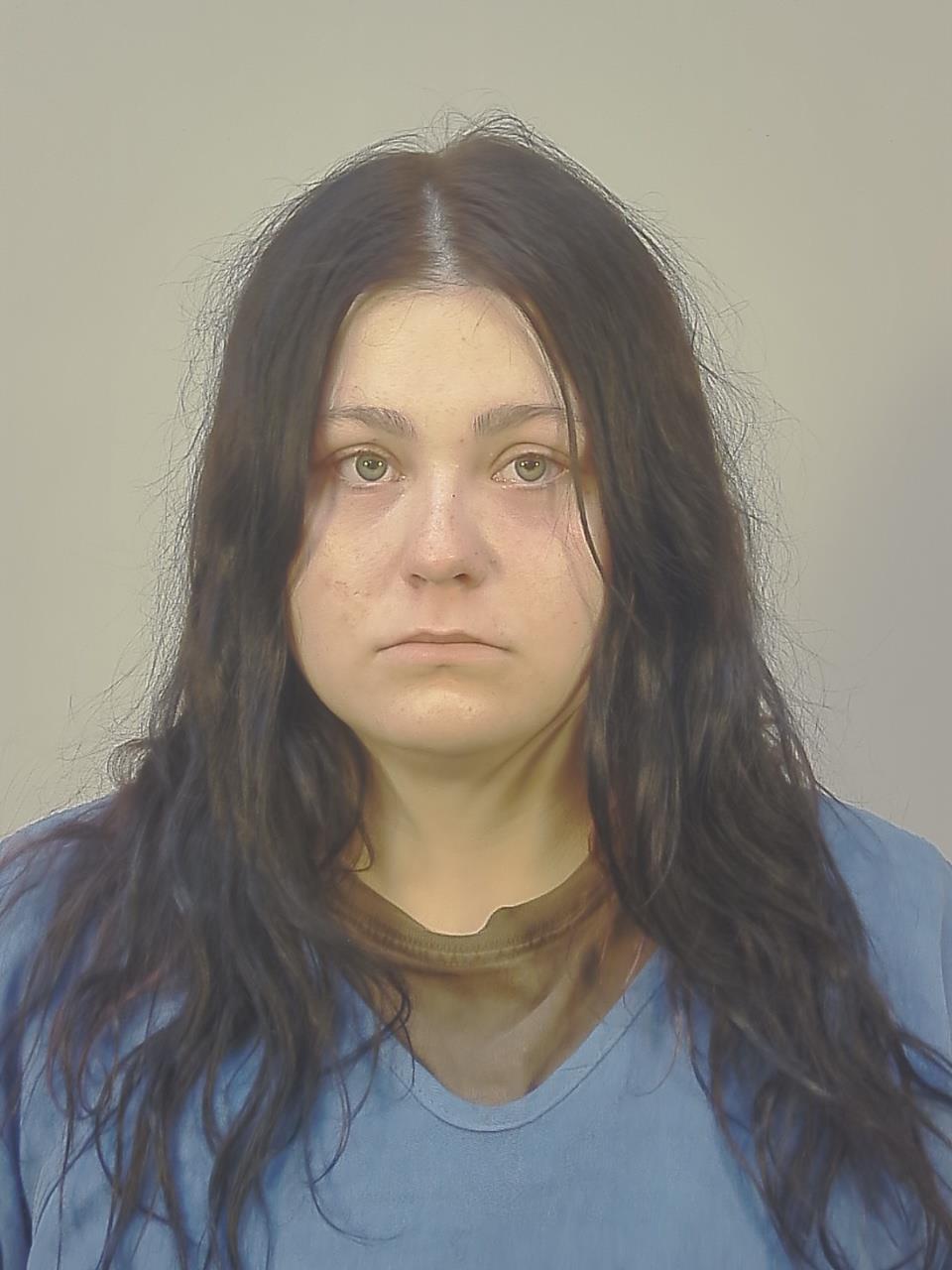 Booking photo of Lila Ann Cecelia Baker