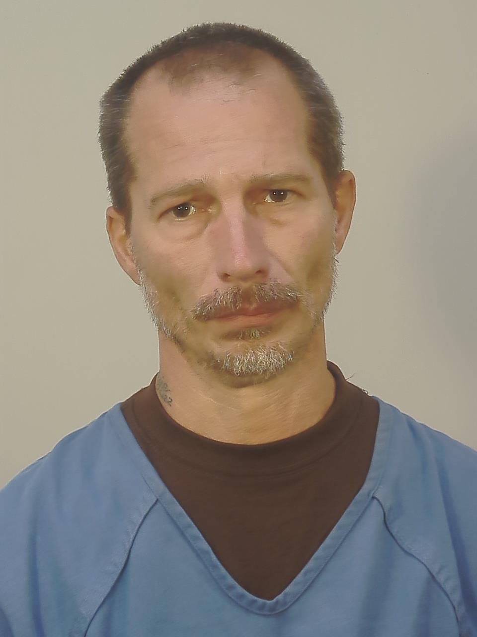 Booking photo of Jeffrey L Burns