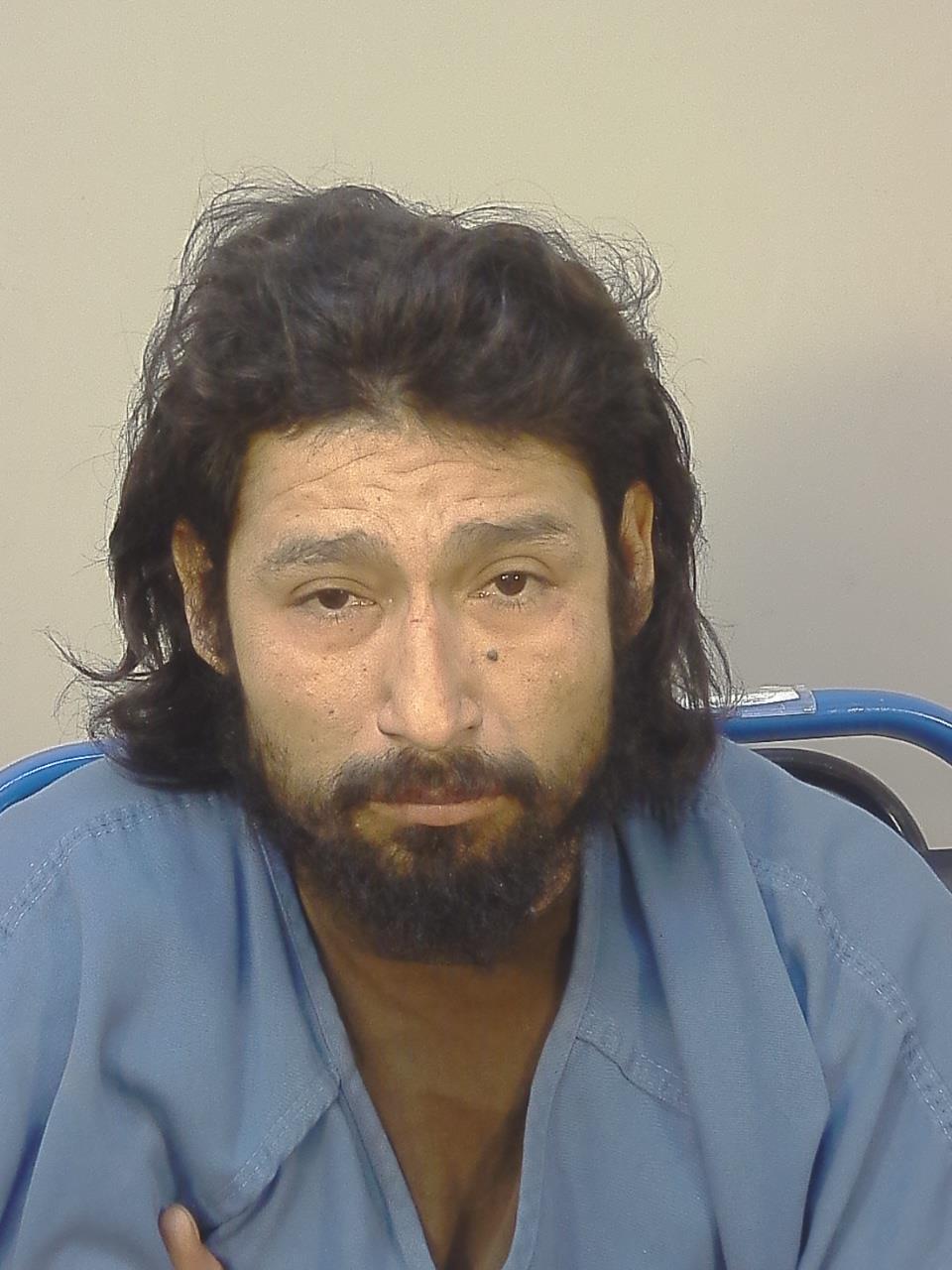 Booking photo of Moses Sam Garcia