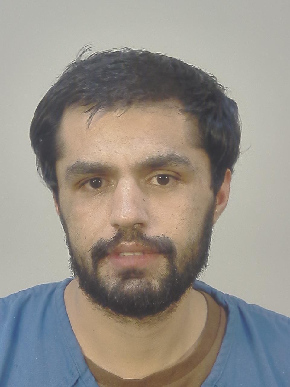 Booking photo of Khyber Afzali