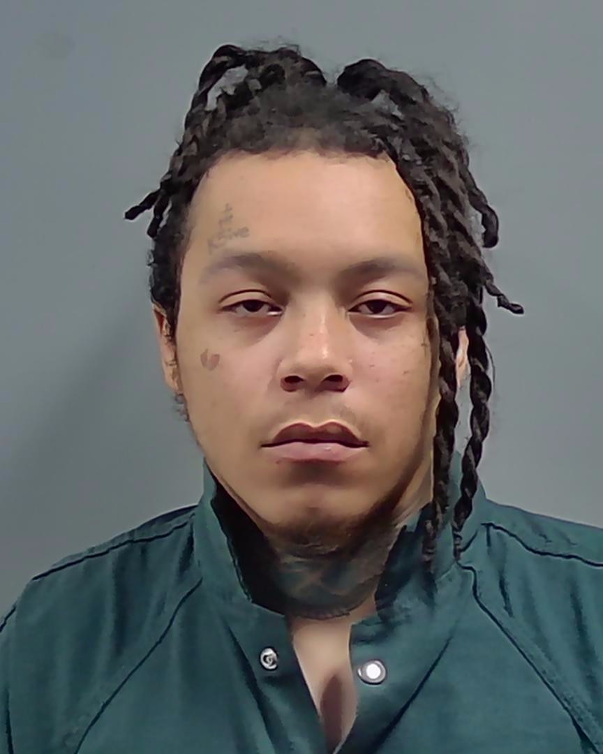 Booking photo of Justin Harrell