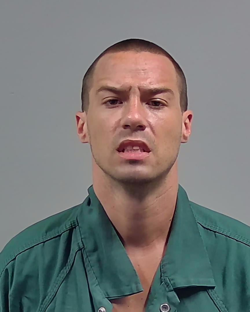 Booking photo of Andrew Geoghagan