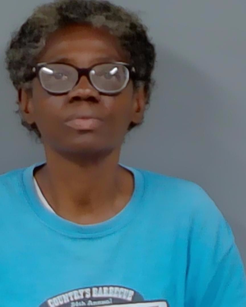 Booking photo of Gwennette Huff