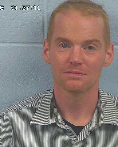 Booking photo of Aaron Morgan