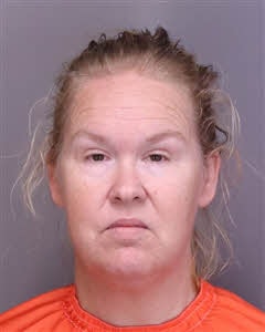 Booking photo of Cari Darlene Hanneman