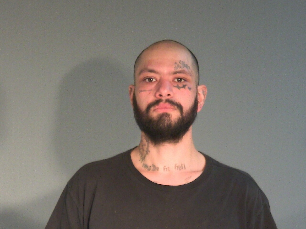 Booking photo of Justin Xavier Hernandez