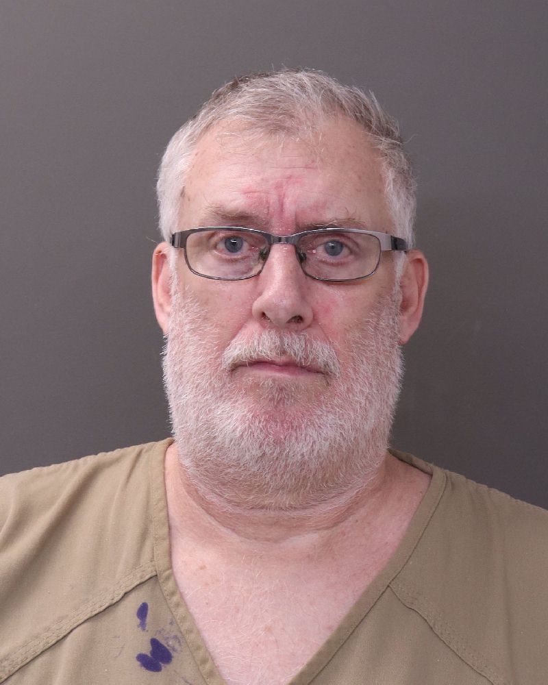Booking photo of Jeffrey Richard Strayer