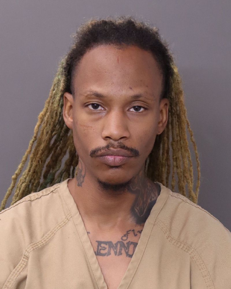 Booking photo of Bakari Gerord Davis