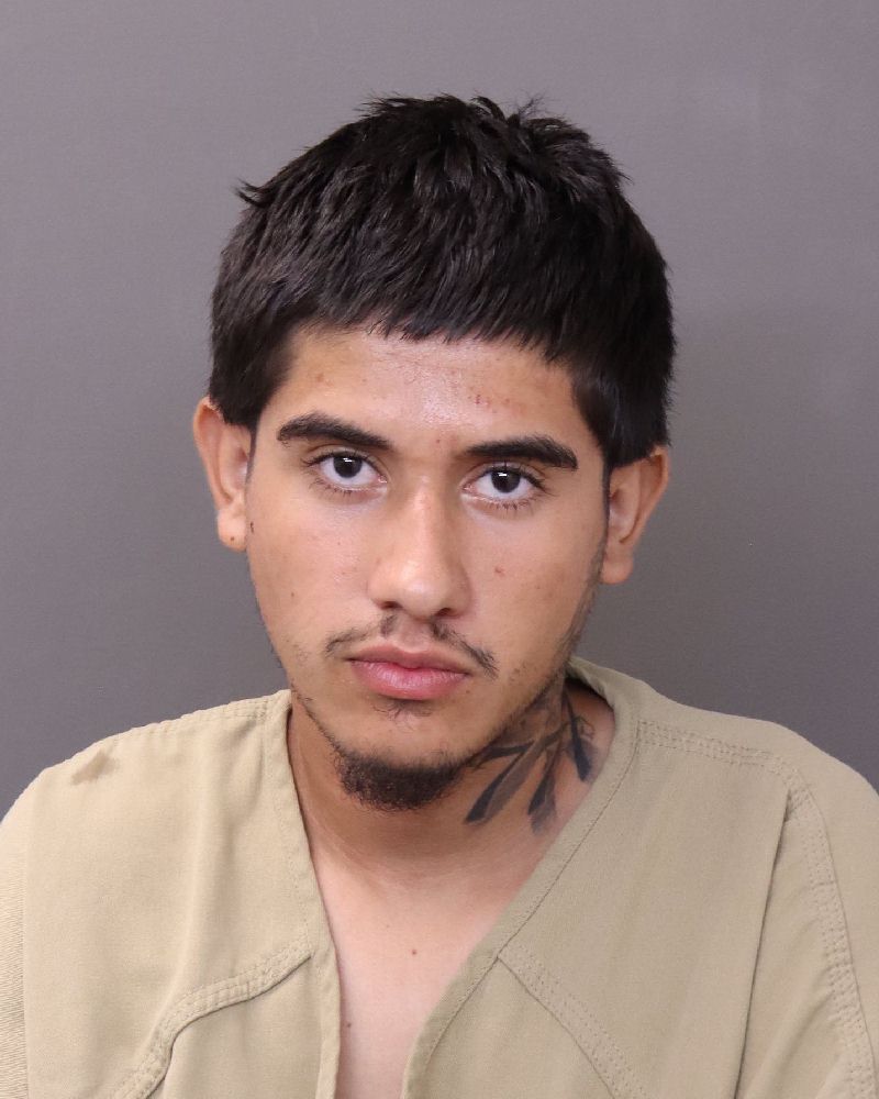 Booking photo of Brandon Gerardo Vargas Castro