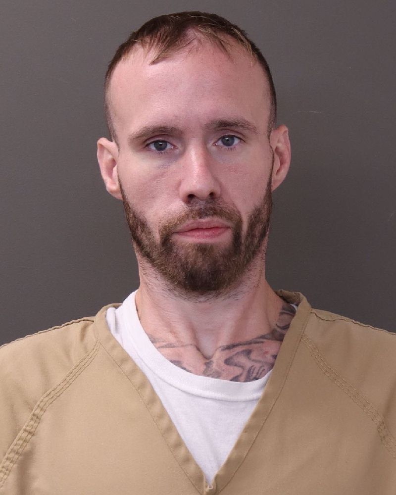 Booking photo of Justin M Vaughn