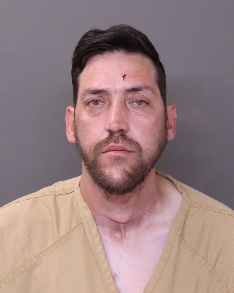 Booking photo of Aaron James Sherry