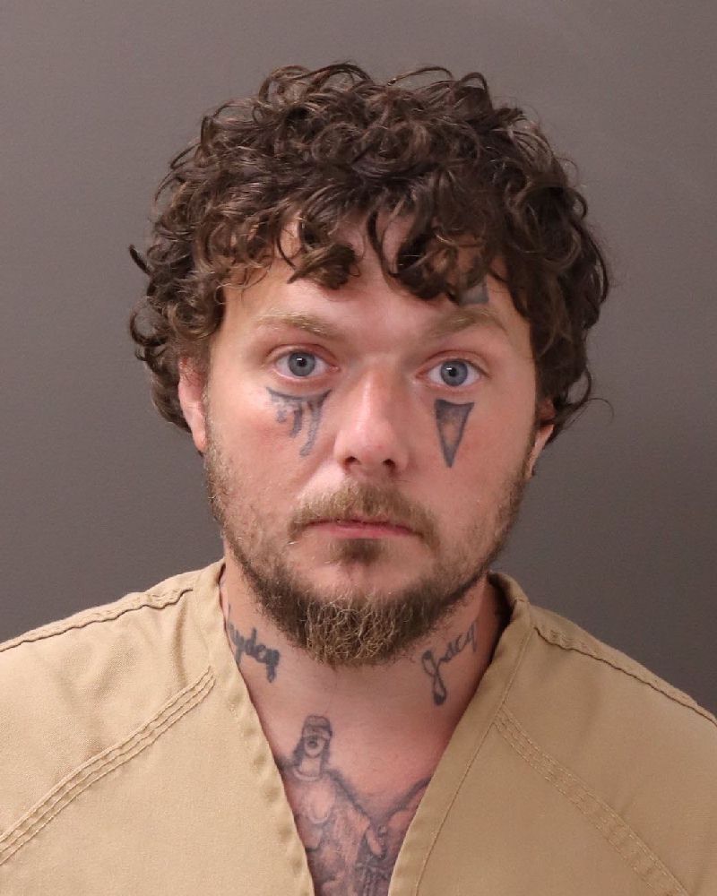 Booking photo of Andrew David Carpenter Jones