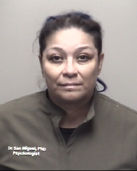Booking photo of Alicia Sanmiguel