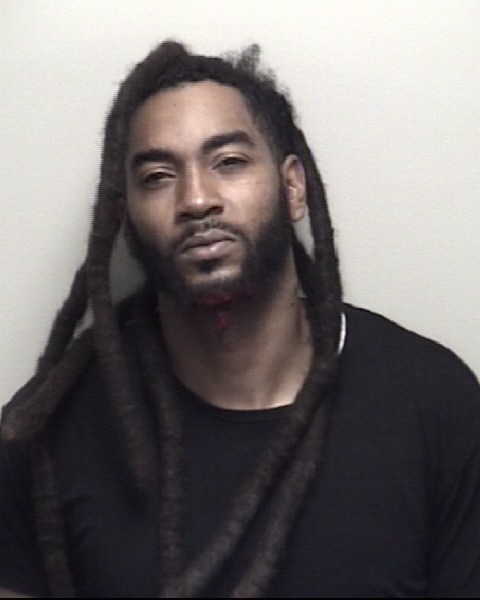 Booking photo of Russell Hall