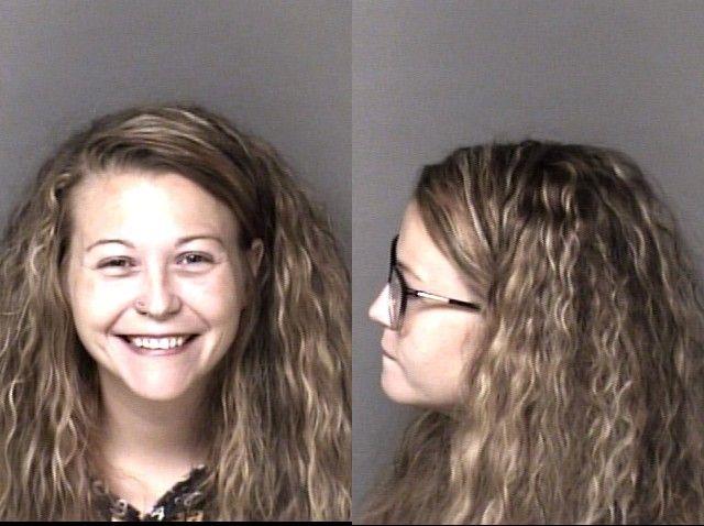 Booking photo of Megan Picklesimer