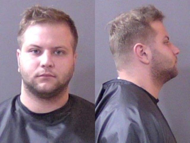 Booking photo of Mykhailo Zaiats