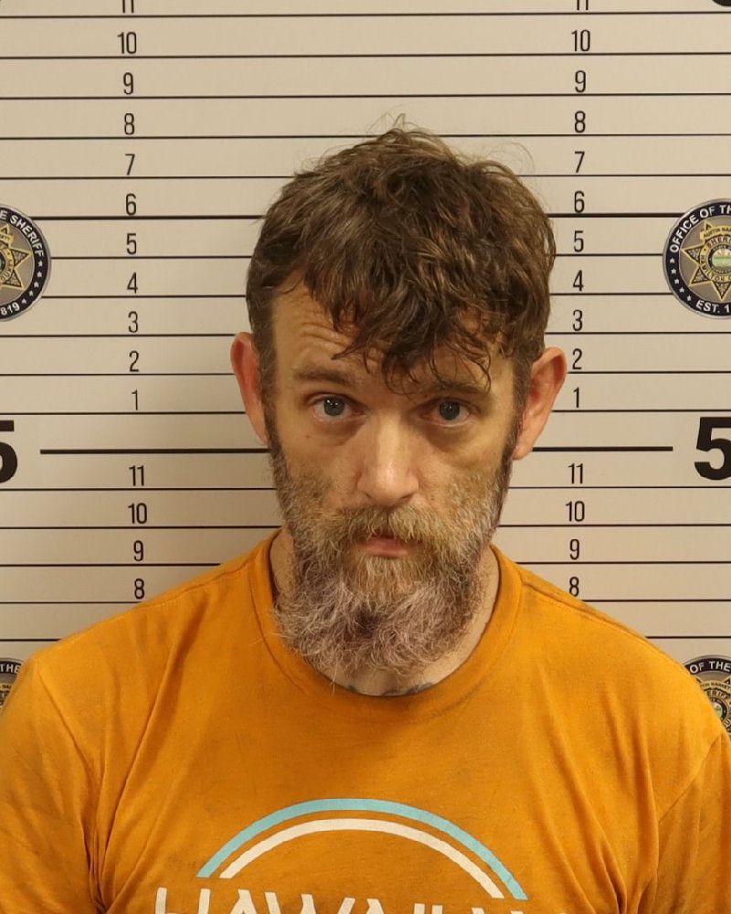Booking photo of Allen Robert Harwood