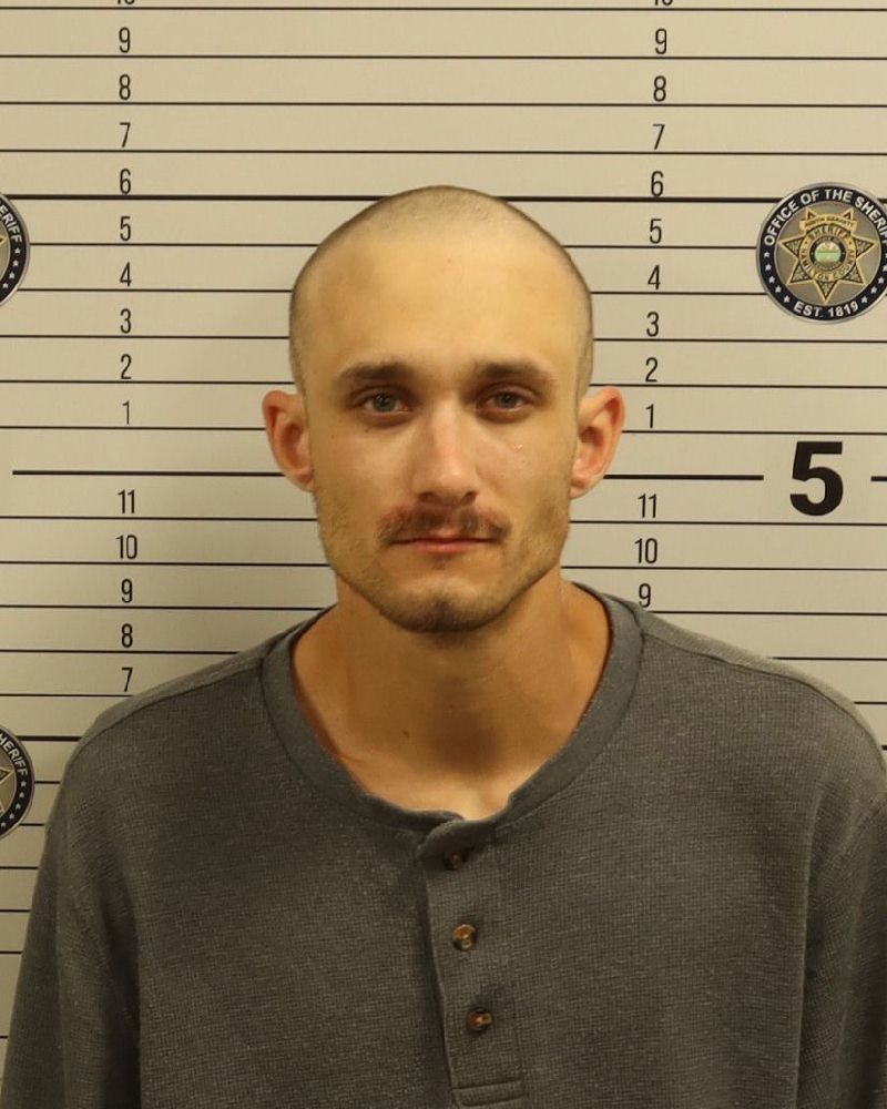Booking photo of Caleb Edwin Higgs