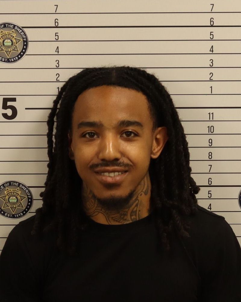 Booking photo of Brandon Omarion Sanford